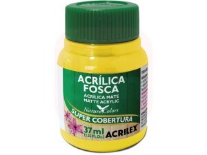 Tinta Acrilica Fosca 37ml Amarelo Ouro 505 - Acrilex