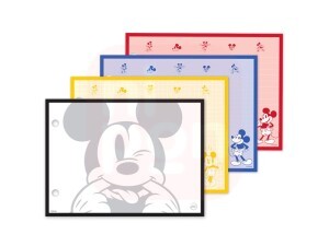 Porta Fichas Argolado com 80 Fichas Mickey