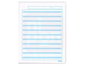 Caderno de Caligrafia Pauta Azul