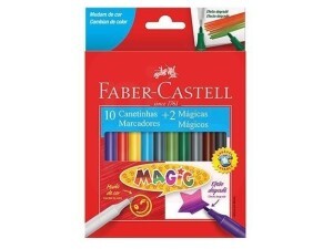 Canetinha Magic 10 Cores+ 2 Faber - Castell