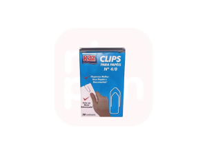 Clips Kaz 2/0 Colorido 100 Unidades