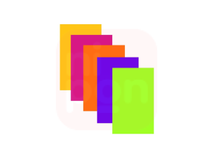 Papel Criativo Lumi A4 180g 5 Cores - Canson